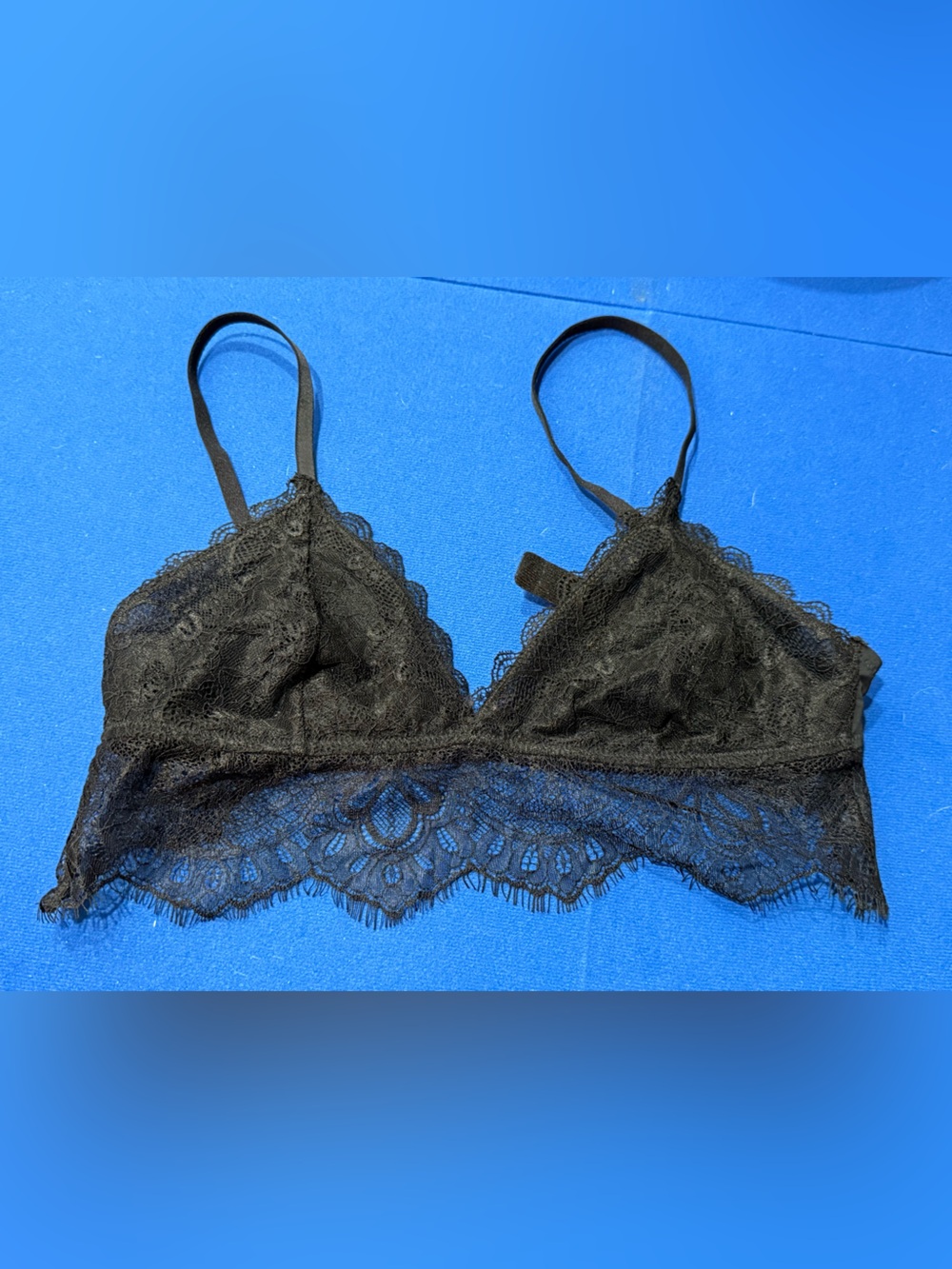 Black Lace Bralette and Bottom - Women Intimates & Sleepwear